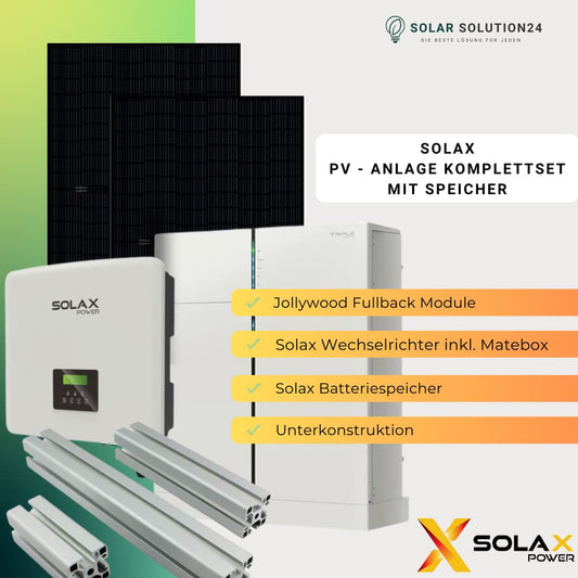 Solax PV - Anlage Komplettset mit Speicher